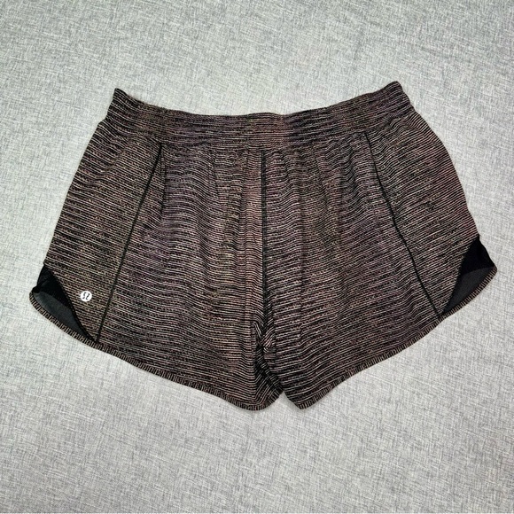 Lululemon Peloton Limitless Hotty Hot Athletic Shorts Special Edition Size 12 - Picture 10 of 10